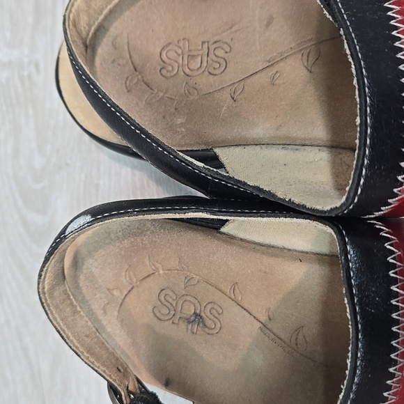 SAS Women Hook&loop Leatger Strappy Sandals Shoes Sz 8.5M - Picture 4 of 14